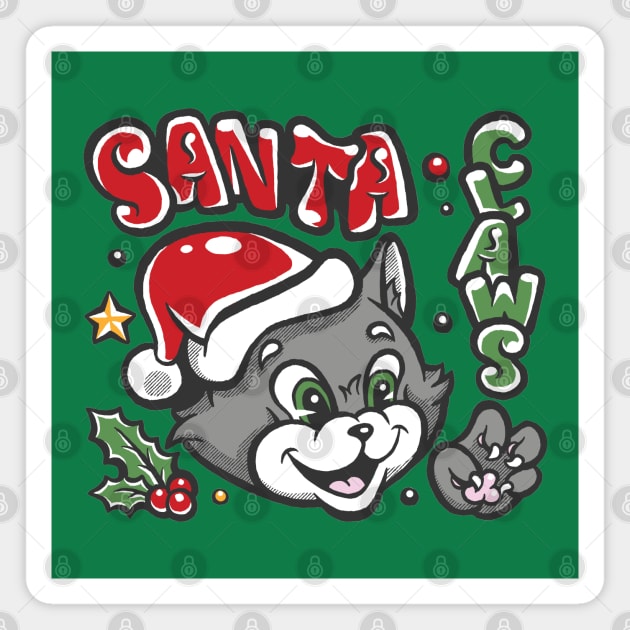 Santa Claws Magnet by BeataObscura